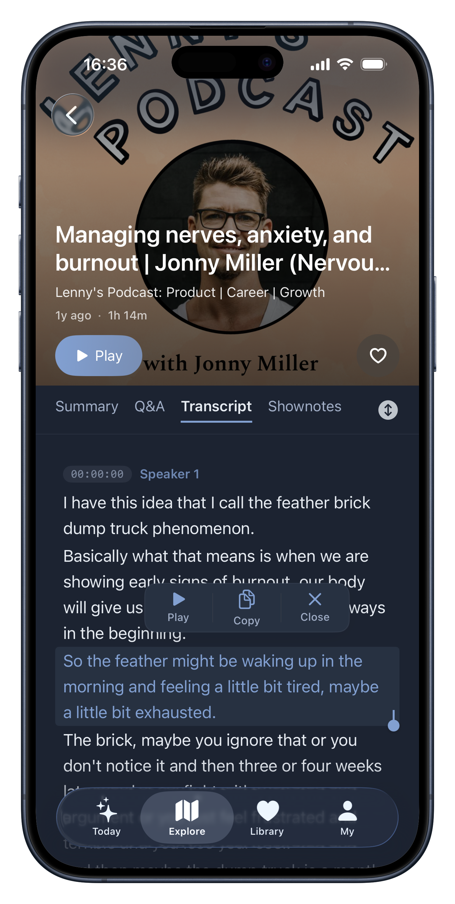 AI Podcast Insights for Healthy Calm